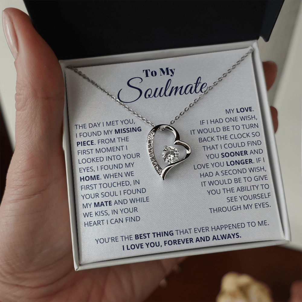 Soulmate - I Found My Love - Forever Love Necklace