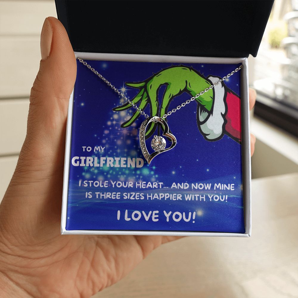 TO MY GIRLFRIEND FOREVER LOVE NECKLACE GIFT SET - GRINCH