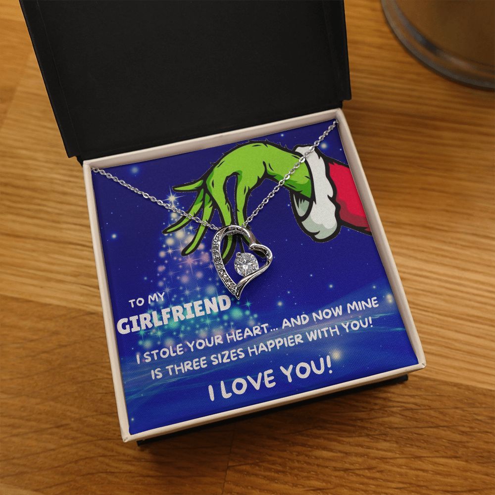 TO MY GIRLFRIEND FOREVER LOVE NECKLACE GIFT SET - GRINCH