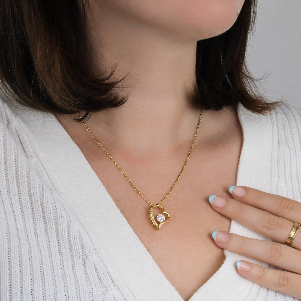 TO MY GIRLFRIEND FOREVER LOVE NECKLACE GIFT SET - GRINCH