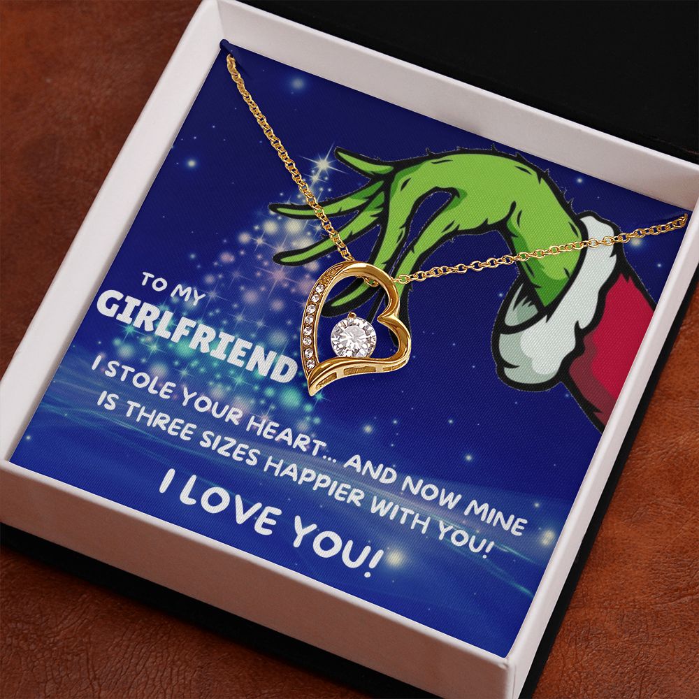 TO MY GIRLFRIEND FOREVER LOVE NECKLACE GIFT SET - GRINCH