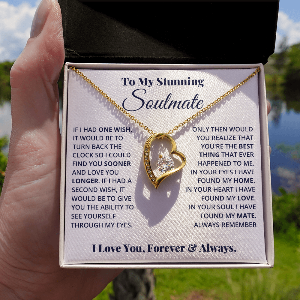 Soulmate - Stunning  - Forever Love Necklace