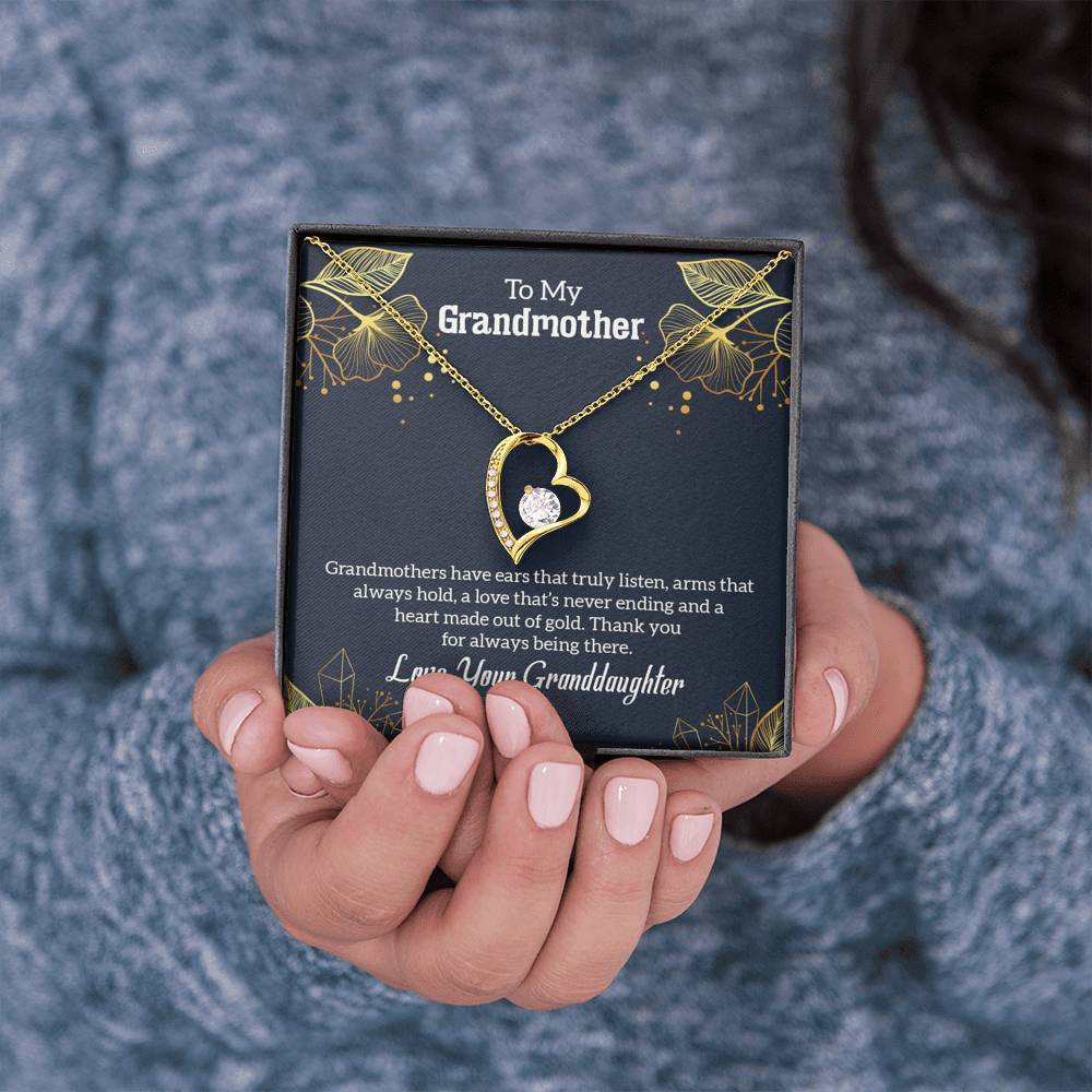 To My Grandmother - Heart Made Of Gold - From Granddaughter