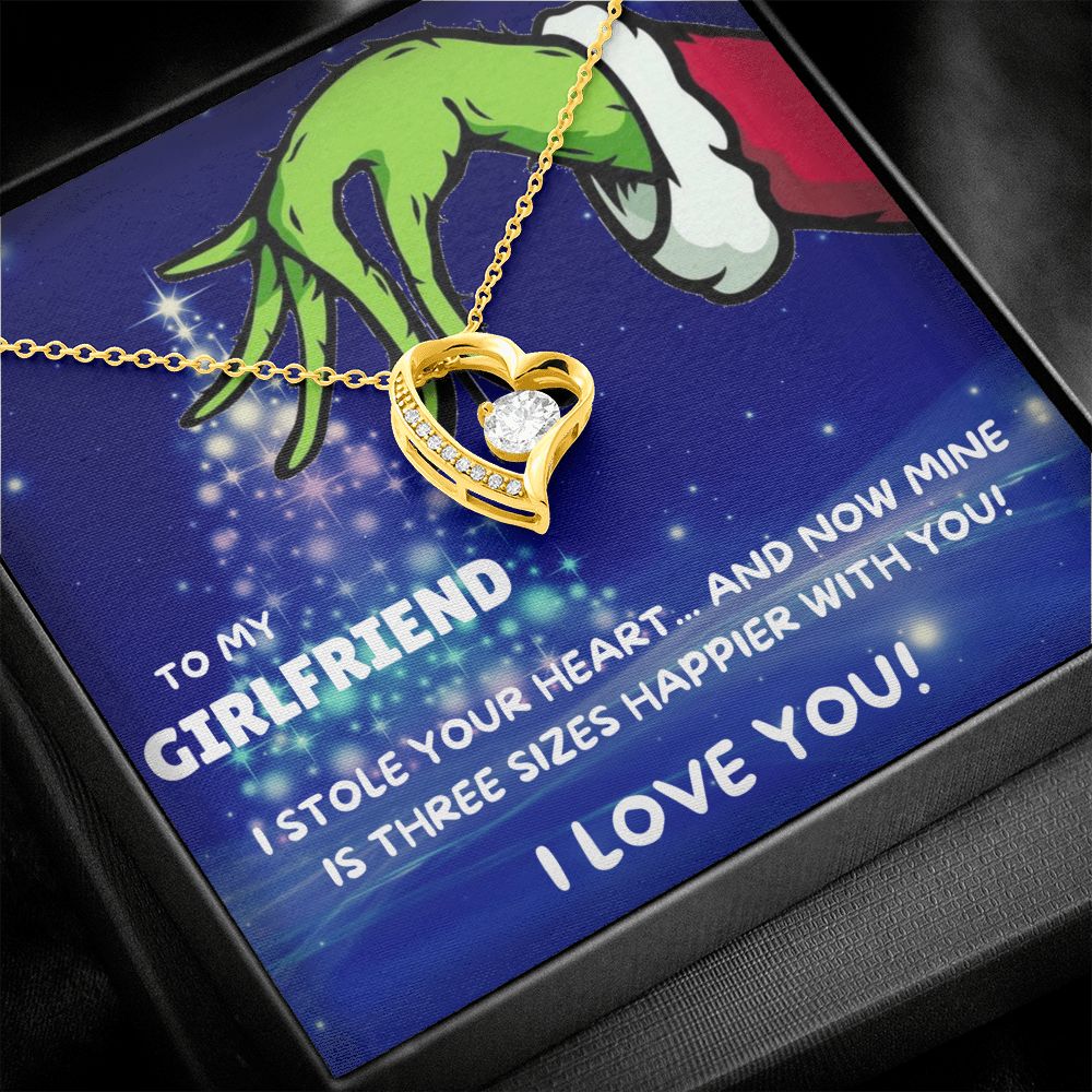 TO MY GIRLFRIEND FOREVER LOVE NECKLACE GIFT SET - GRINCH