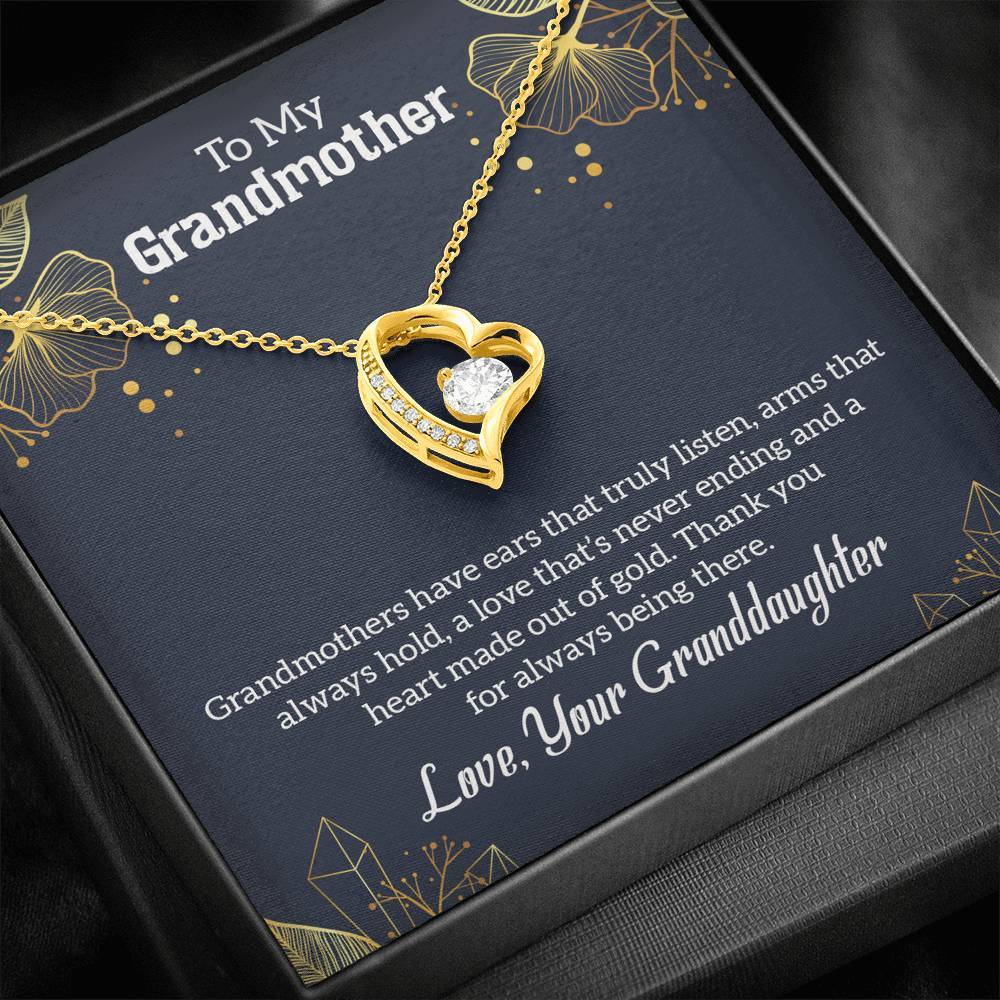 To My Grandmother - Heart Made Of Gold - From Granddaughter