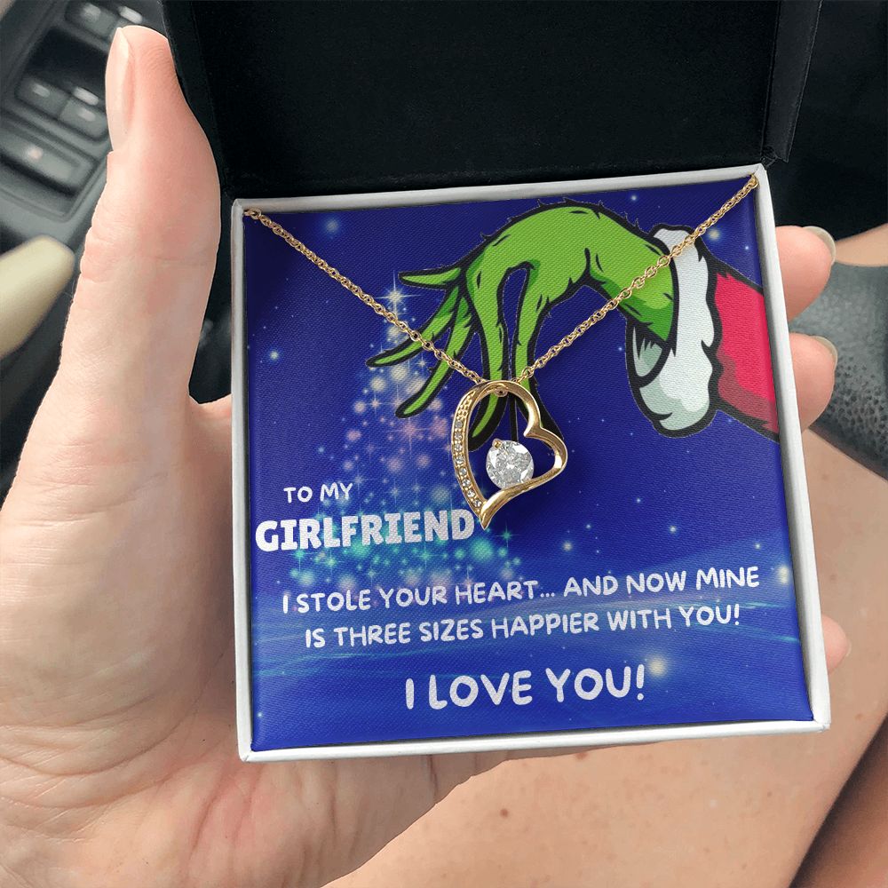 TO MY GIRLFRIEND FOREVER LOVE NECKLACE GIFT SET - GRINCH