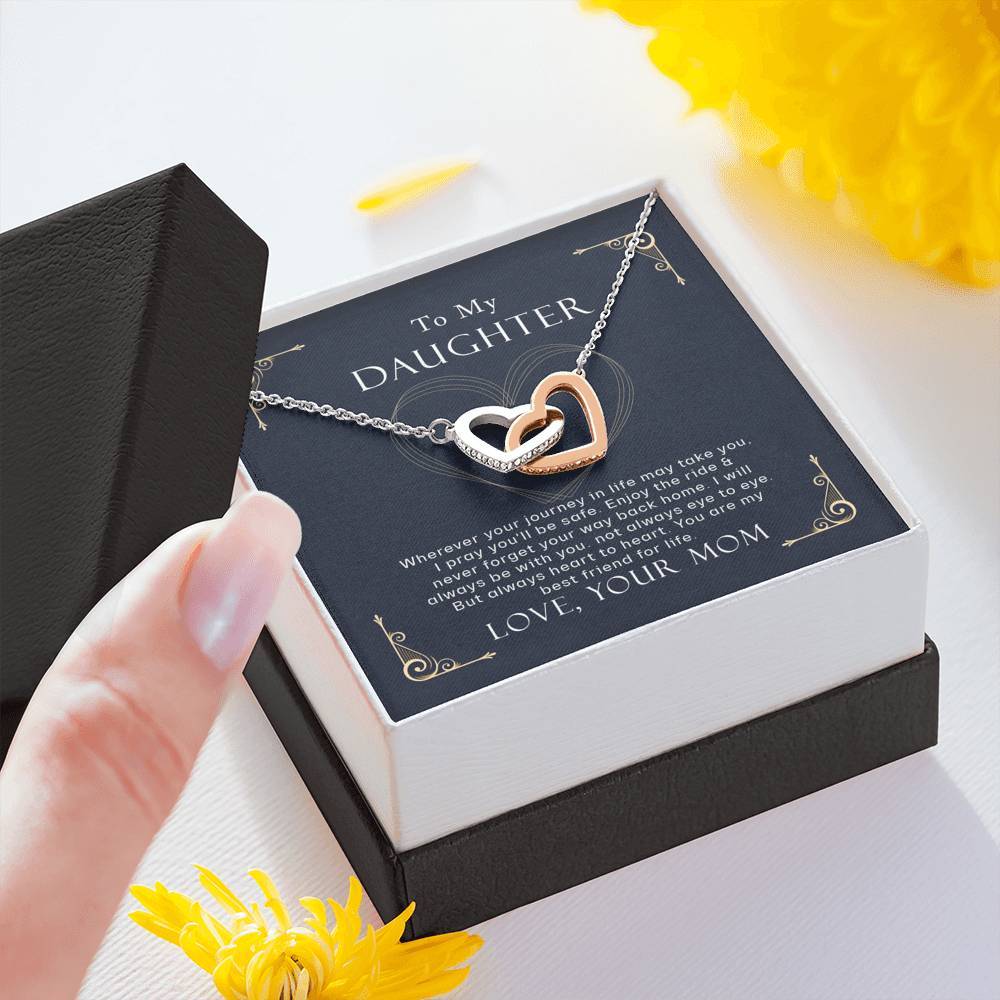 To My Daughter - Always Heart To Heart - Necklace