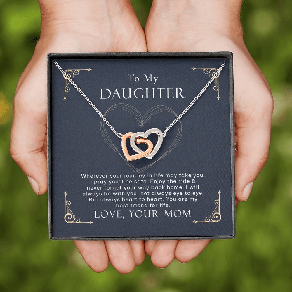 To My Daughter - Always Heart To Heart - Necklace