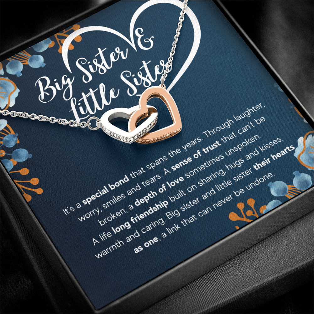 TO MY SISTER BOND INTERLOCKING NECKLACE GIFT SET