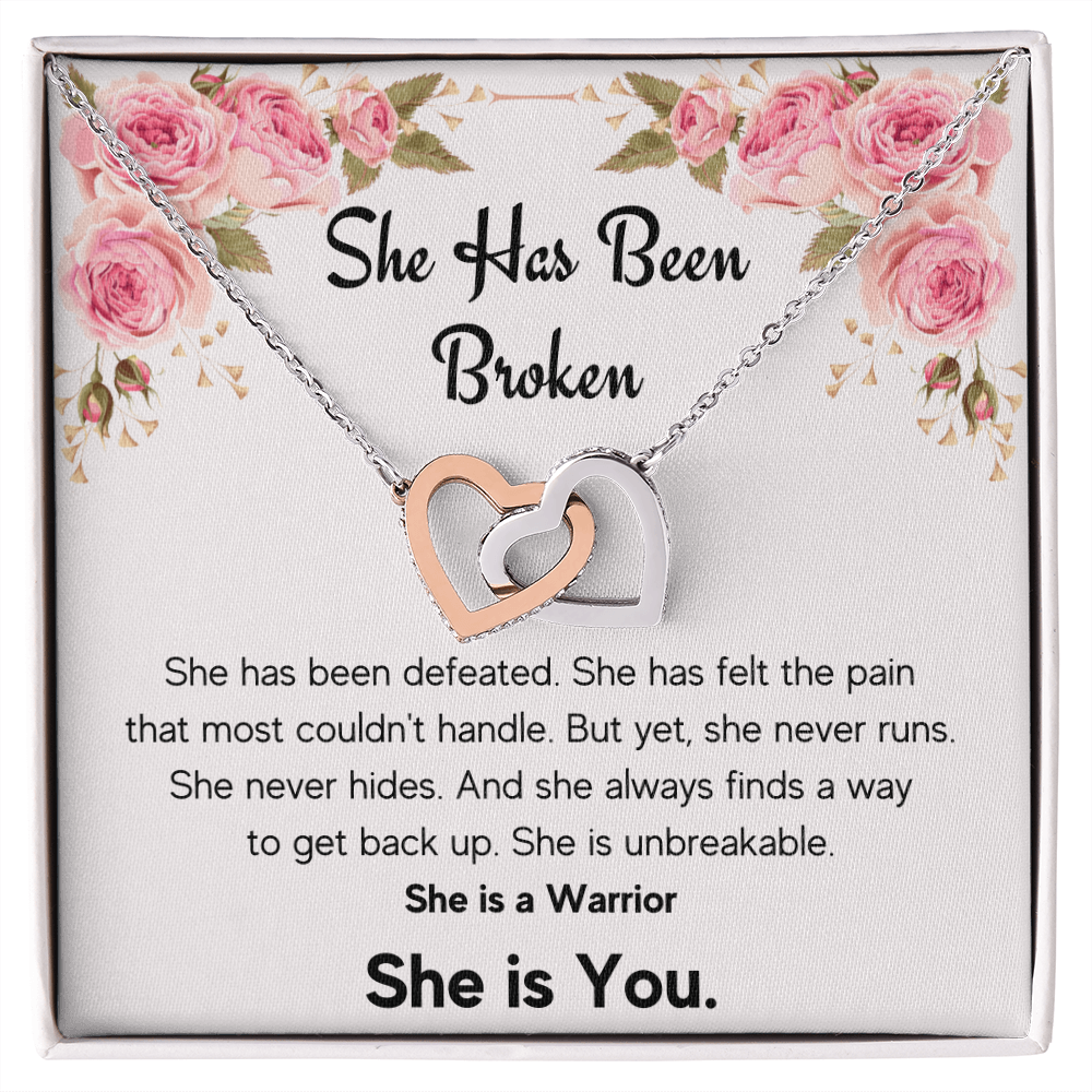 ENCOURAGEMENT SHE IS YOU INTERLOCKING NECKLACE GIFT SET