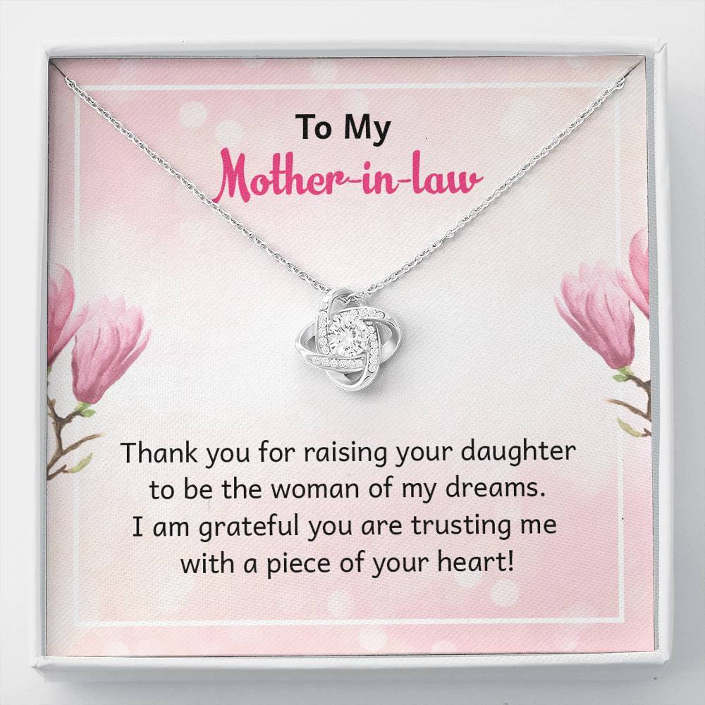 To My Mother-in-law - A Piece of Your Heart - Necklace
