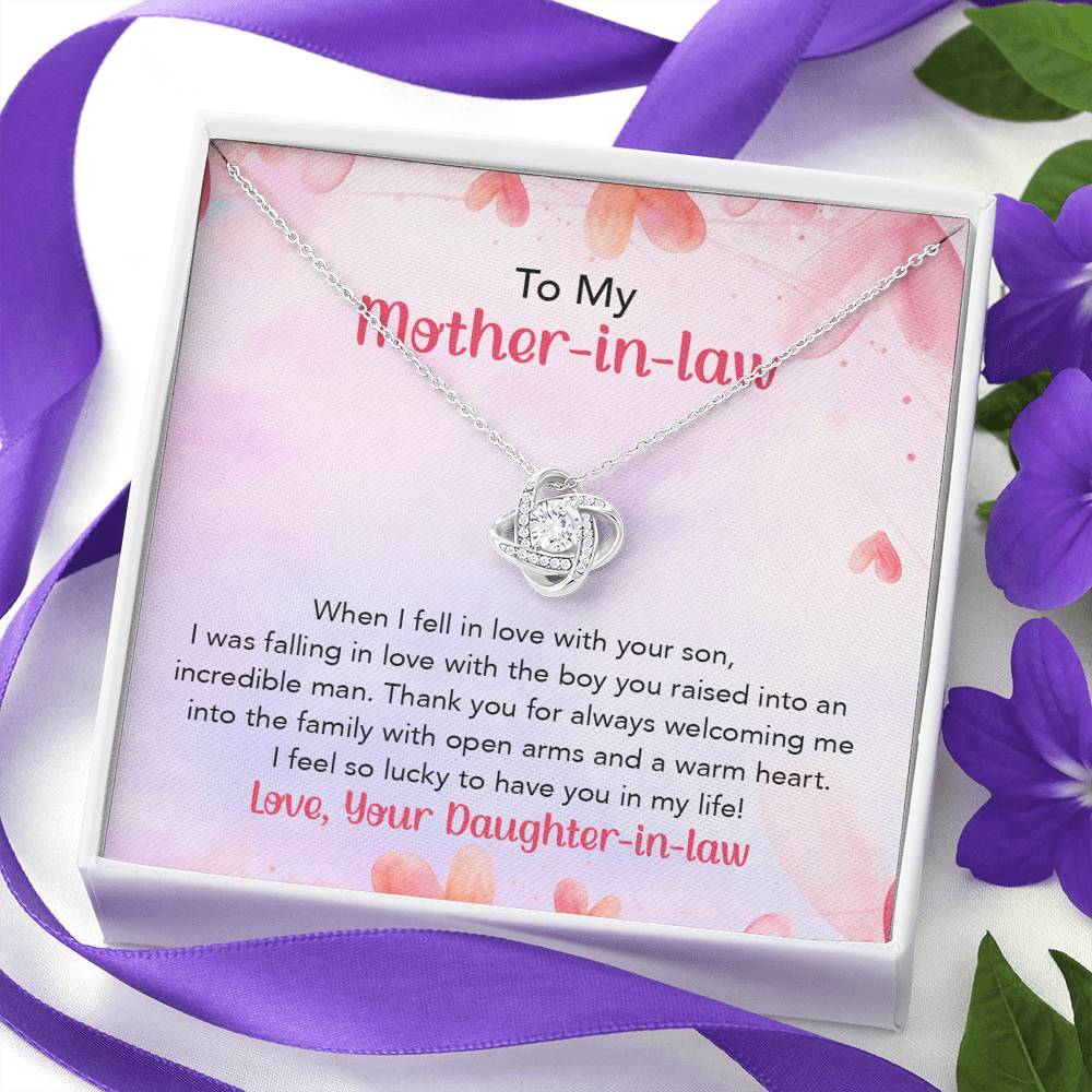 To My Mother-in-law - Welcoming Me Into The Family - Necklace