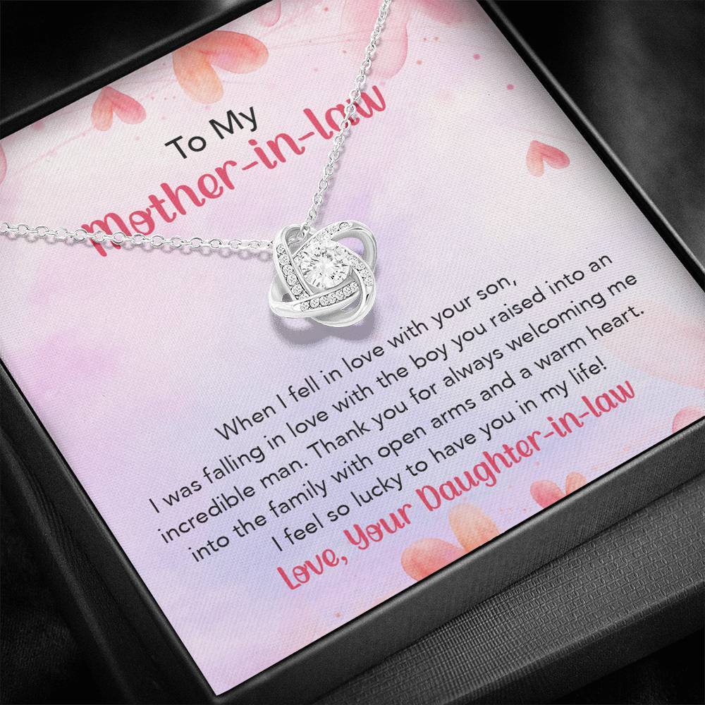 To My Mother-in-law - Welcoming Me Into The Family - Necklace