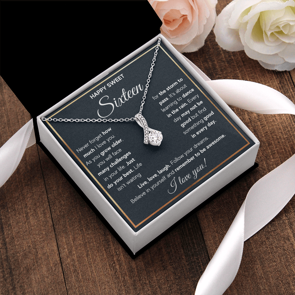 HAPPY SWEET SIXTEEN RAIN ALLURING NECKLACE GIFT SET