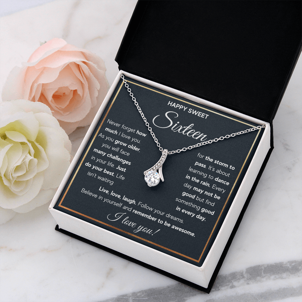 HAPPY SWEET SIXTEEN RAIN ALLURING NECKLACE GIFT SET