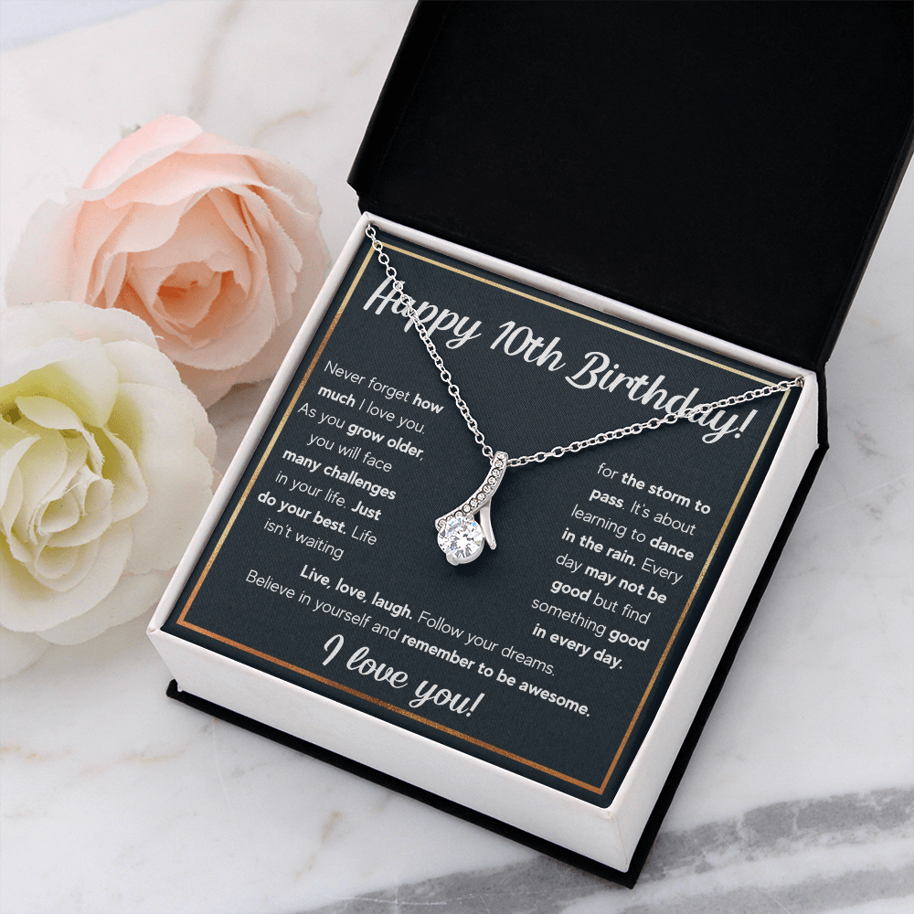10TH BIRTHDAY ALLURING NECKLACE GIFT SET