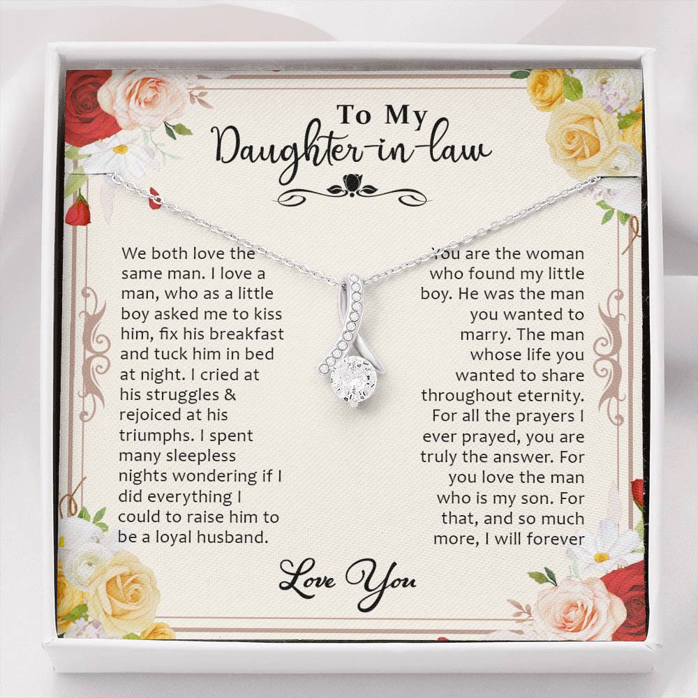 Daughter-in-Law, We Both Love the Same Man, Beauty Necklace