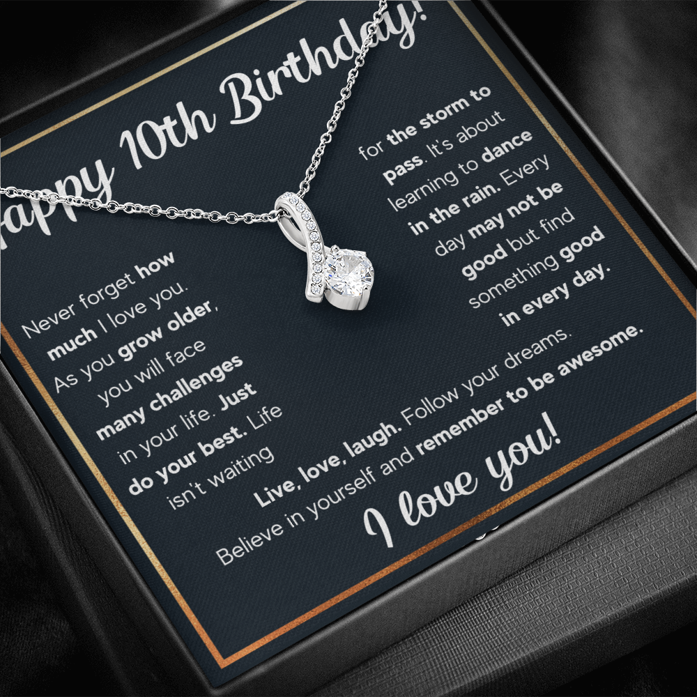 10TH BIRTHDAY ALLURING NECKLACE GIFT SET