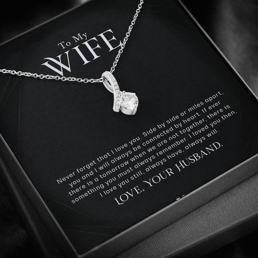 To My Wife - Side By Side - Alluring Beauty Necklace