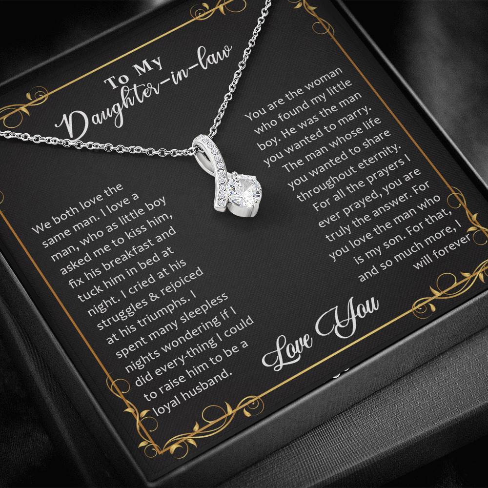 Daughter-in-Law, We Both Love the Same Man, Beauty Necklace