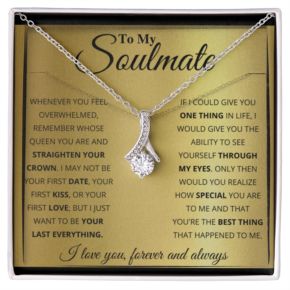 TO MY SOULMATE GOLD ALLURING NECKLACE GIFT SET