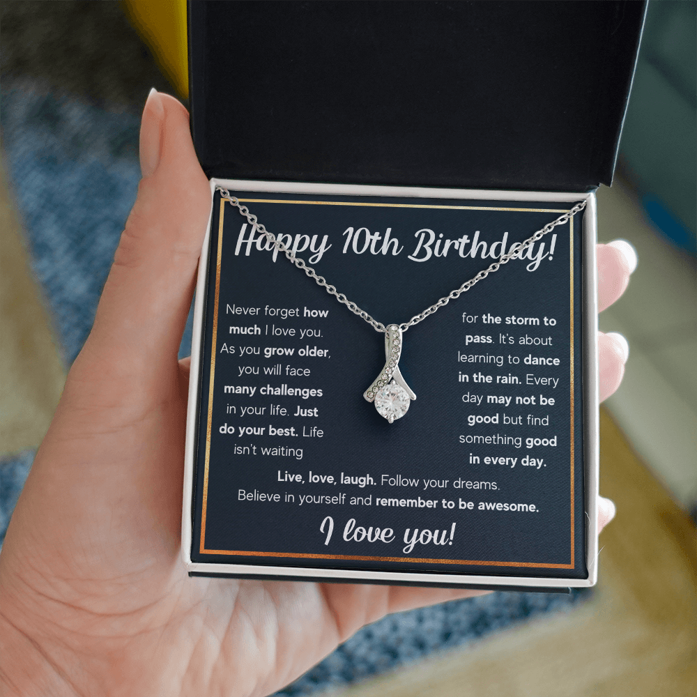 10TH BIRTHDAY ALLURING NECKLACE GIFT SET