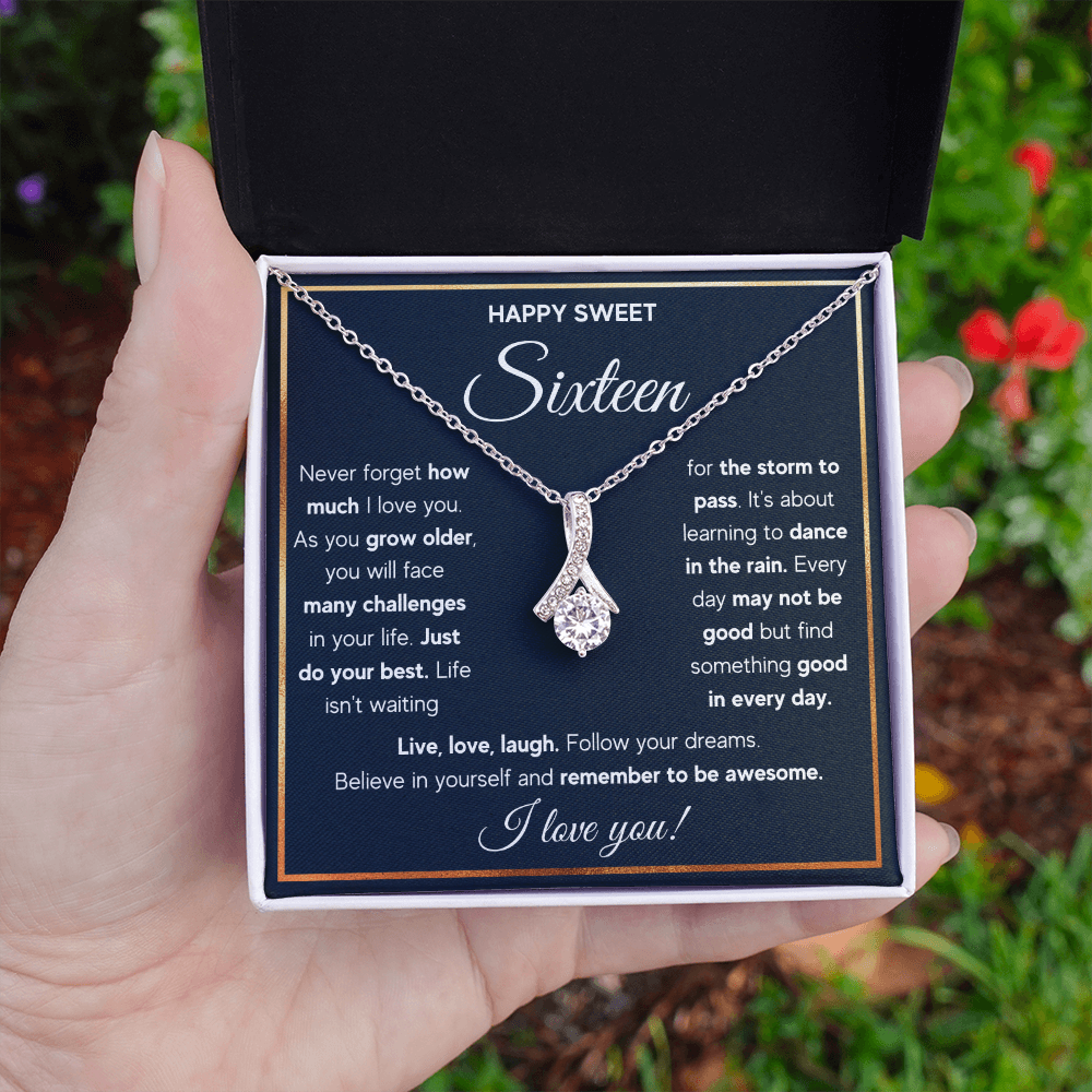 HAPPY SWEET SIXTEEN RAIN ALLURING NECKLACE GIFT SET