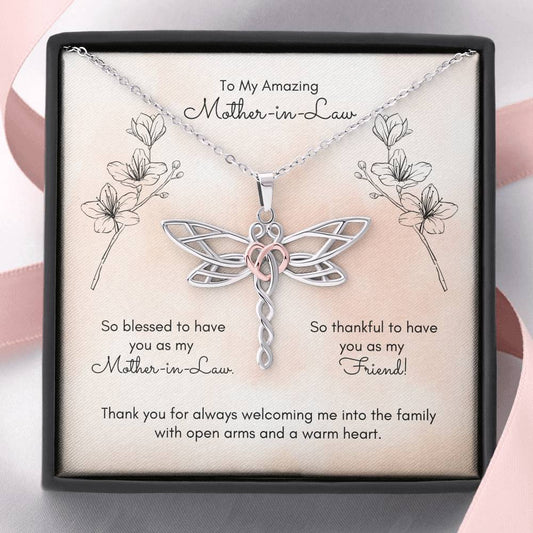 To My Mother-in-Law - Thankful To Have You As My Friend - Necklace
