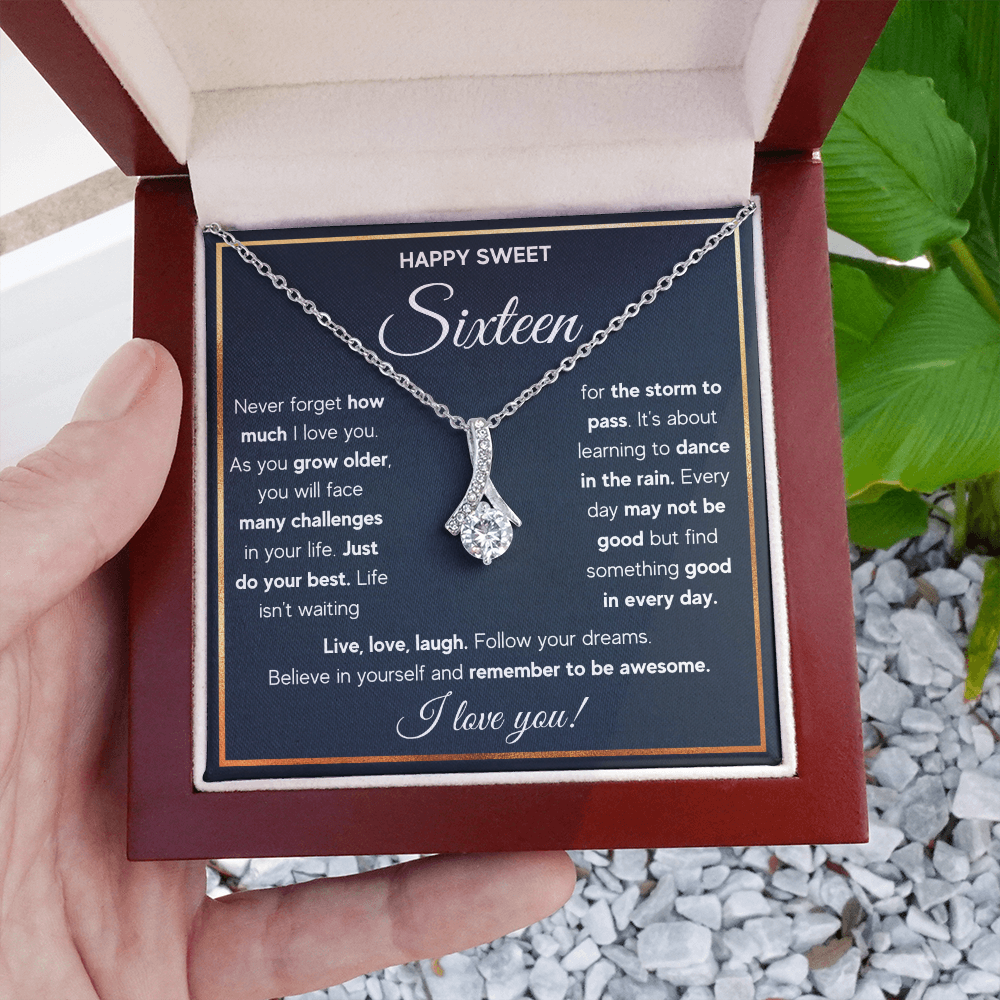 HAPPY SWEET SIXTEEN RAIN ALLURING NECKLACE GIFT SET