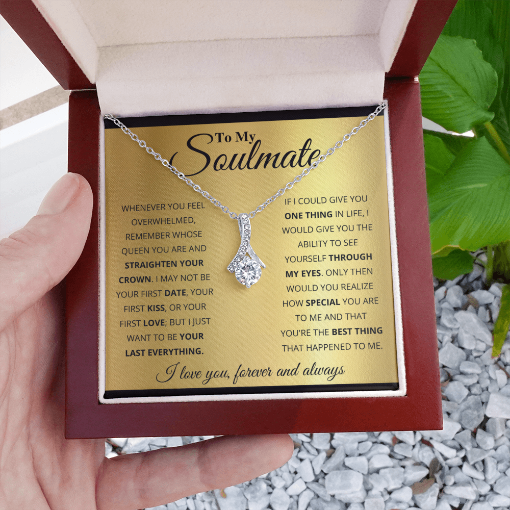 TO MY SOULMATE GOLD ALLURING NECKLACE GIFT SET