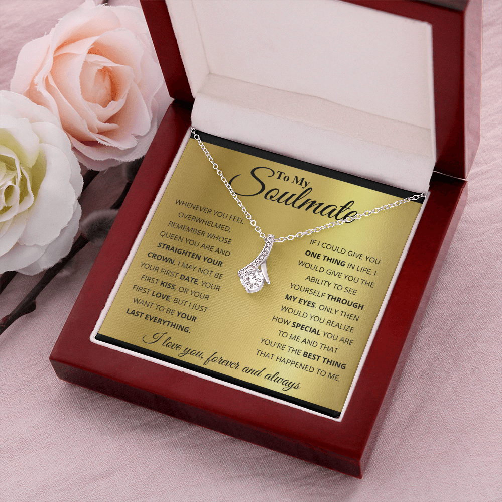 TO MY SOULMATE GOLD ALLURING NECKLACE GIFT SET