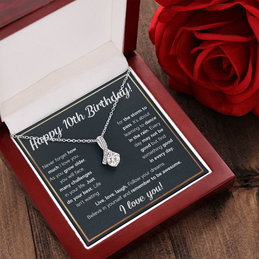 10TH BIRTHDAY ALLURING NECKLACE GIFT SET
