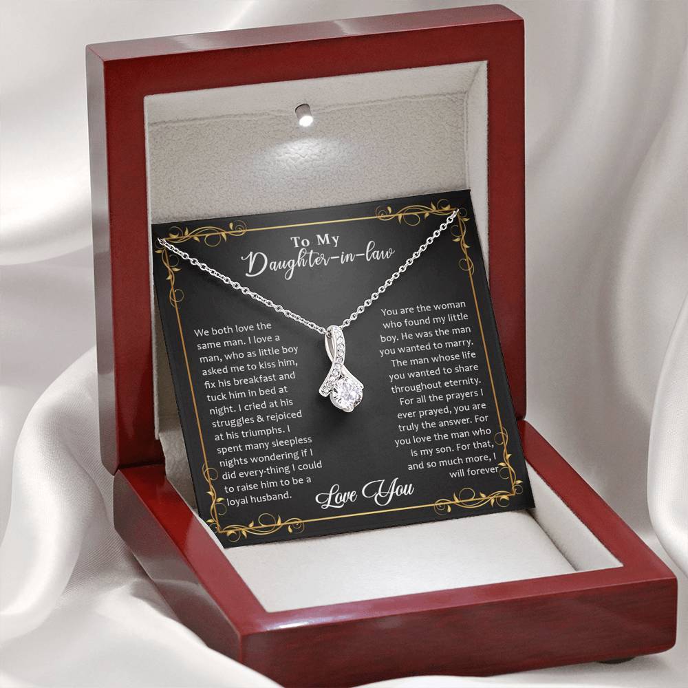 Daughter-in-Law, We Both Love the Same Man, Beauty Necklace