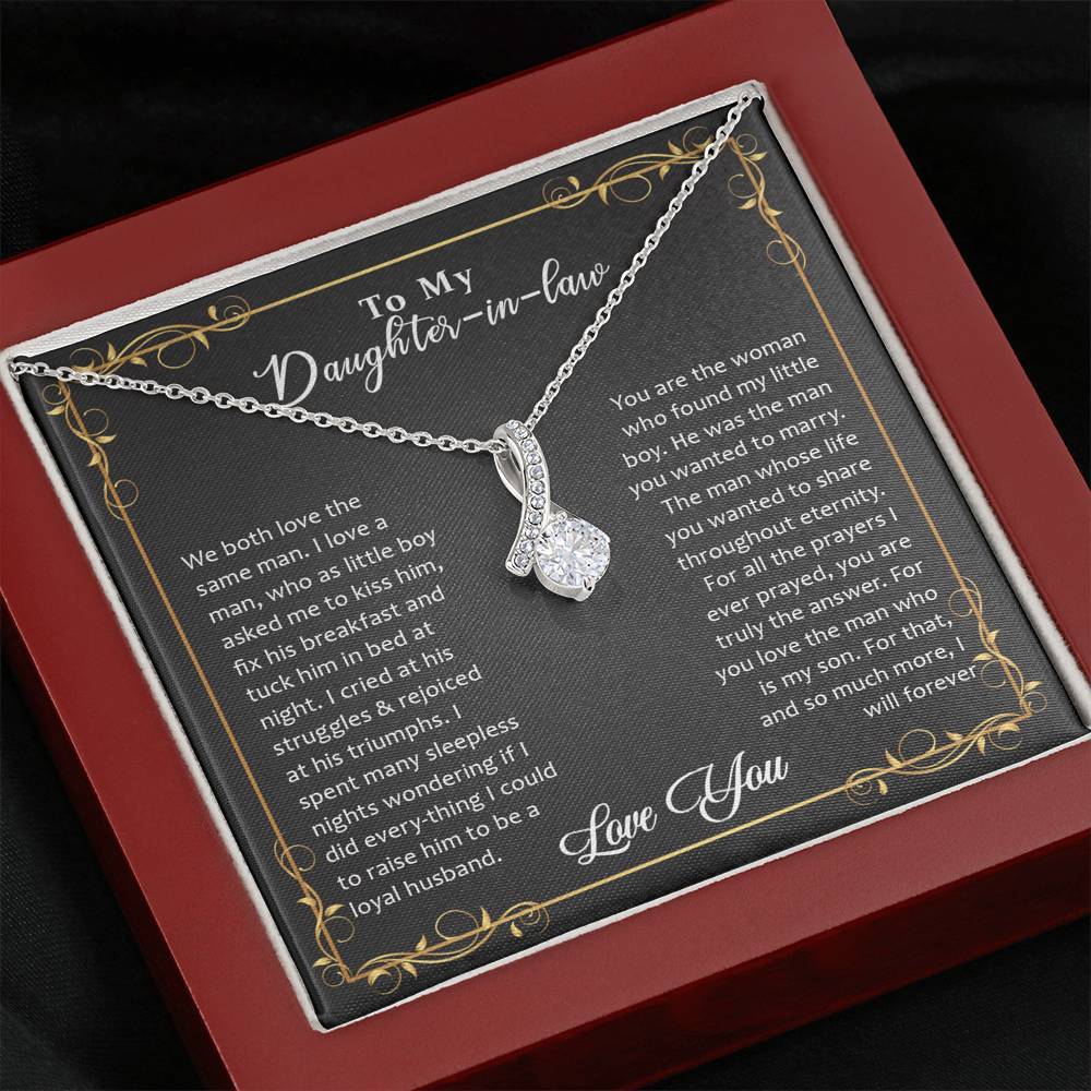 Daughter-in-Law, We Both Love the Same Man, Beauty Necklace