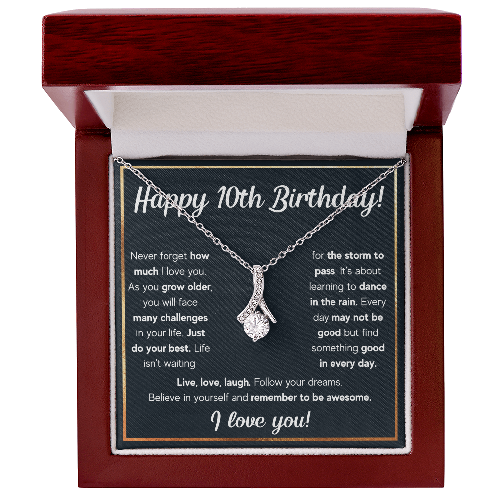 10TH BIRTHDAY ALLURING NECKLACE GIFT SET