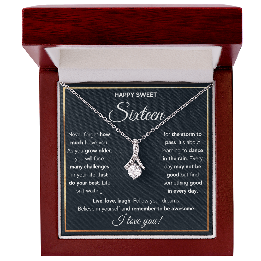 HAPPY SWEET SIXTEEN RAIN ALLURING NECKLACE GIFT SET