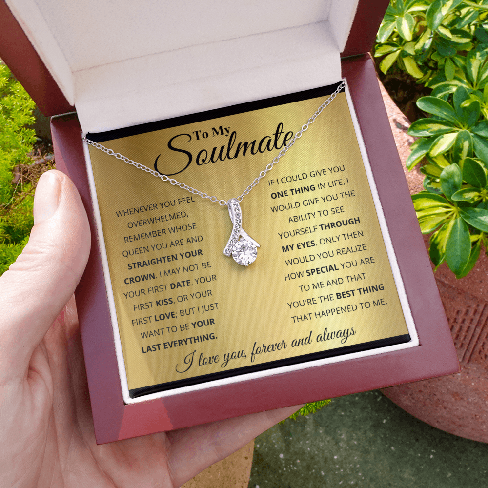 TO MY SOULMATE GOLD ALLURING NECKLACE GIFT SET