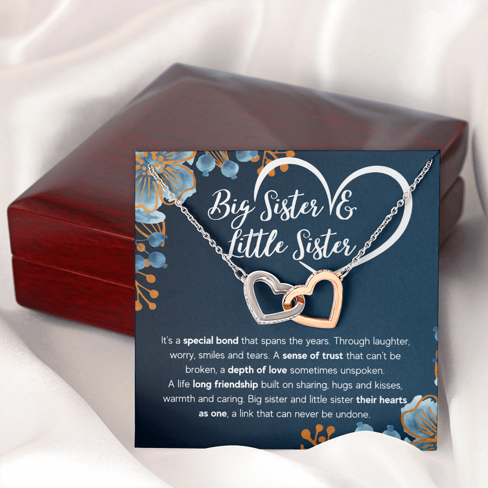 TO MY SISTER BOND INTERLOCKING NECKLACE GIFT SET