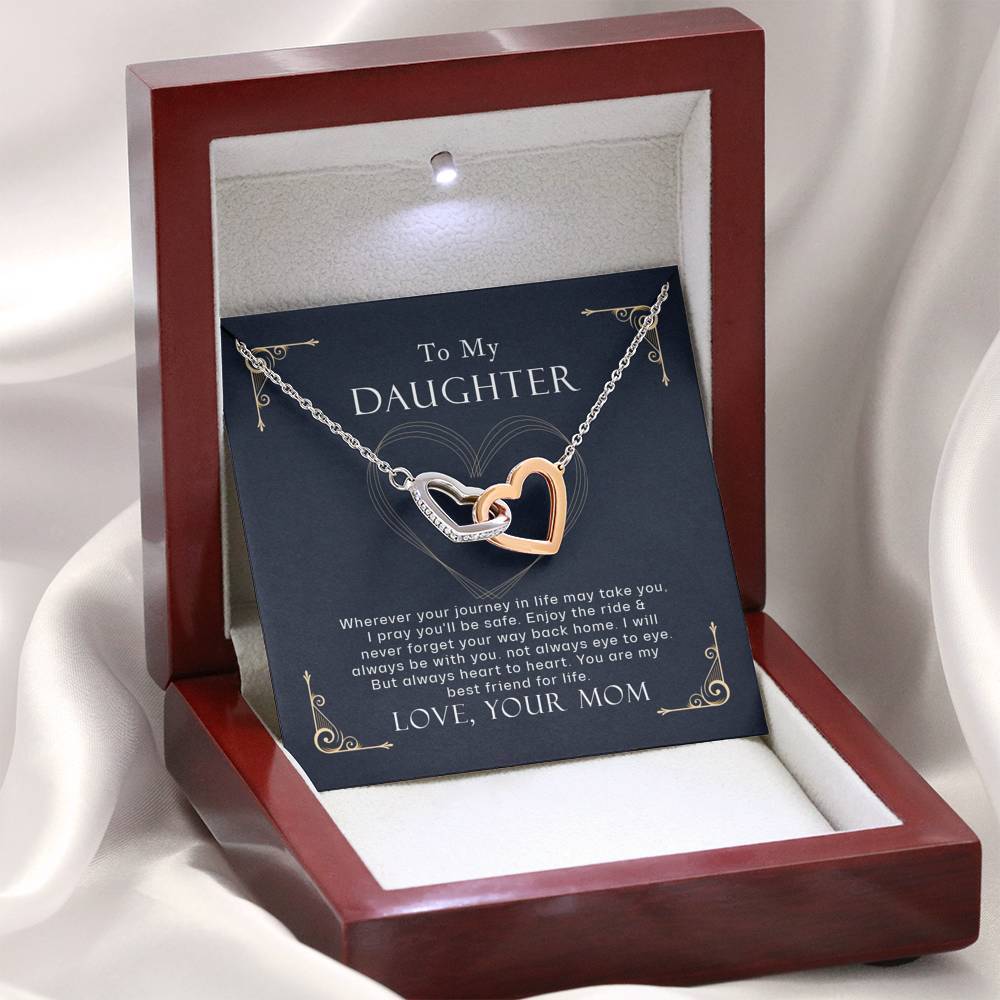 To My Daughter - Always Heart To Heart - Necklace