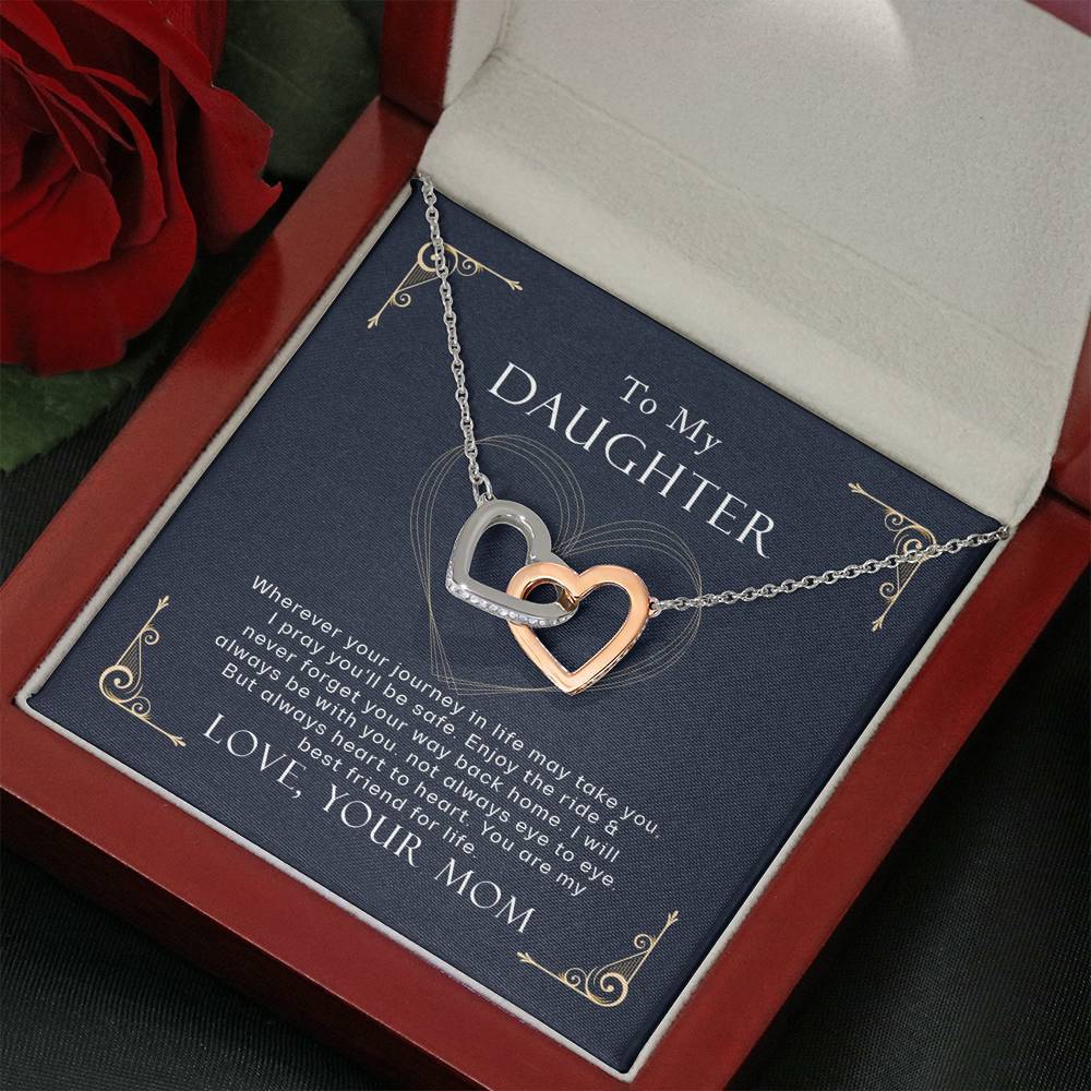 To My Daughter - Always Heart To Heart - Necklace