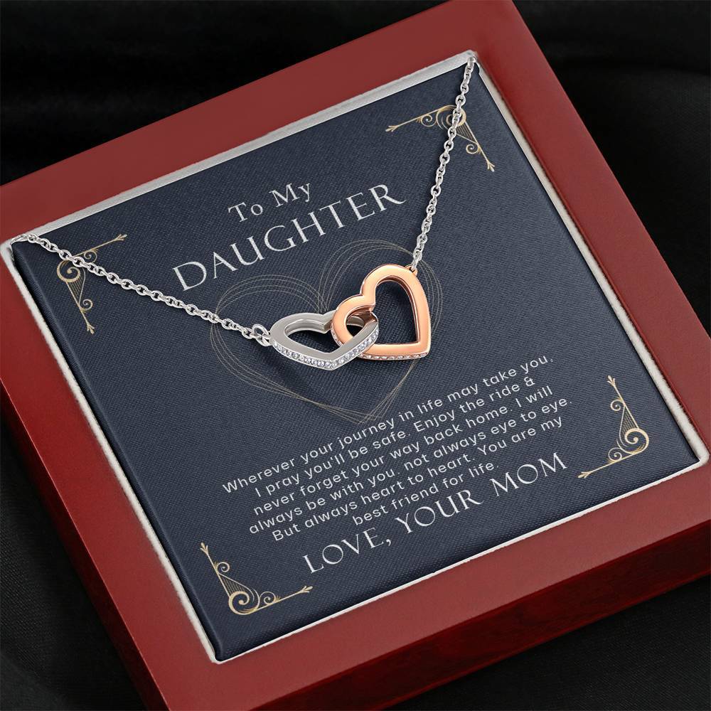 To My Daughter - Always Heart To Heart - Necklace