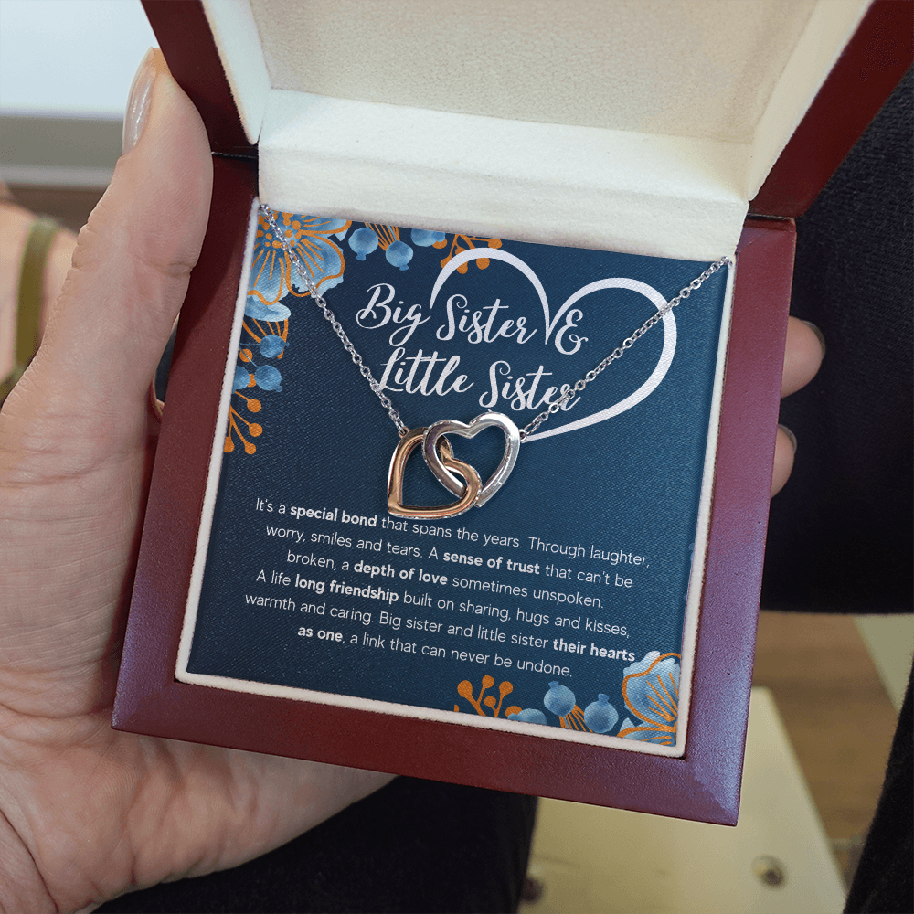 TO MY SISTER BOND INTERLOCKING NECKLACE GIFT SET