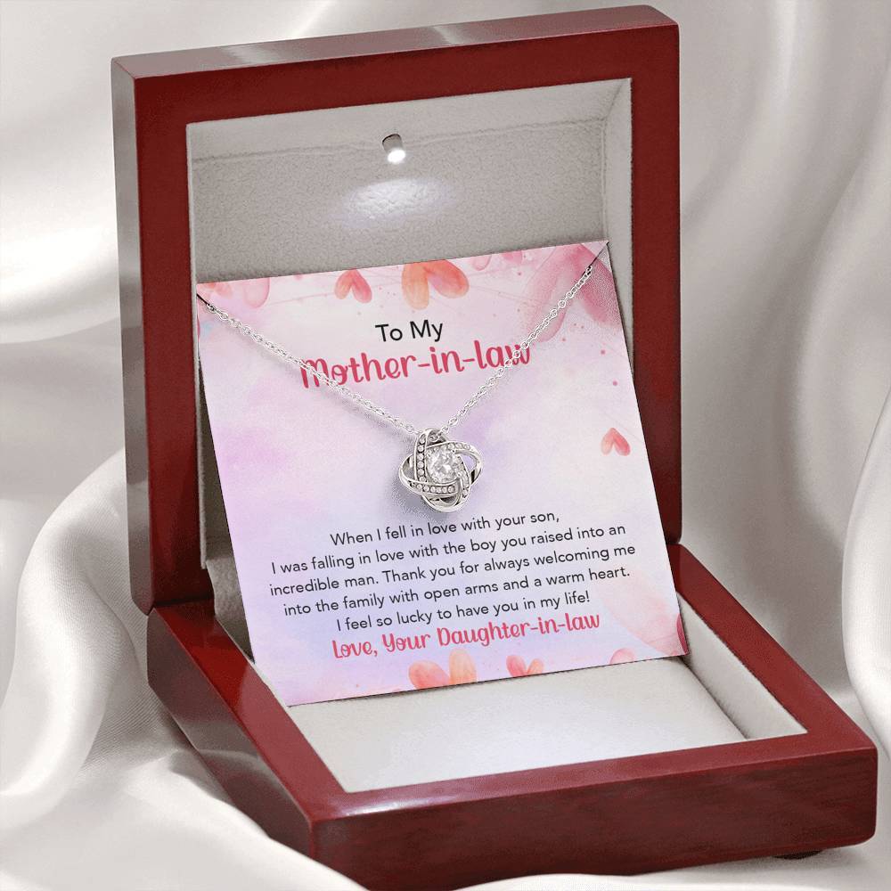 To My Mother-in-law - Welcoming Me Into The Family - Necklace