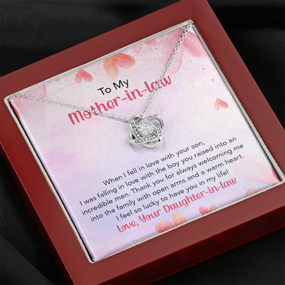 To My Mother-in-law - Welcoming Me Into The Family - Necklace