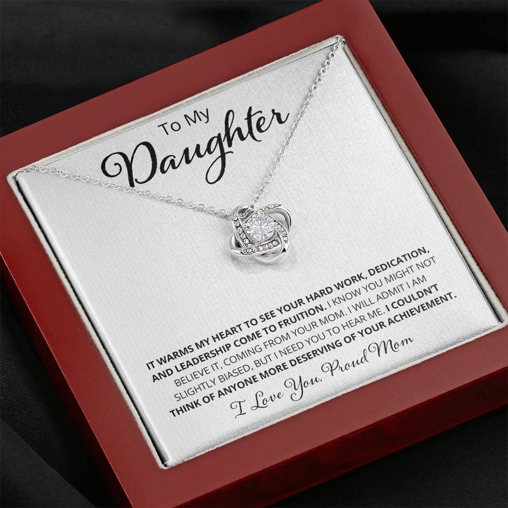 To My Daughter - It Warms My Heart