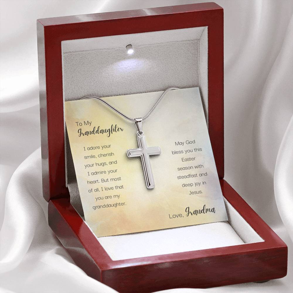 To My Granddaughter - Bless You This Easter - Necklace