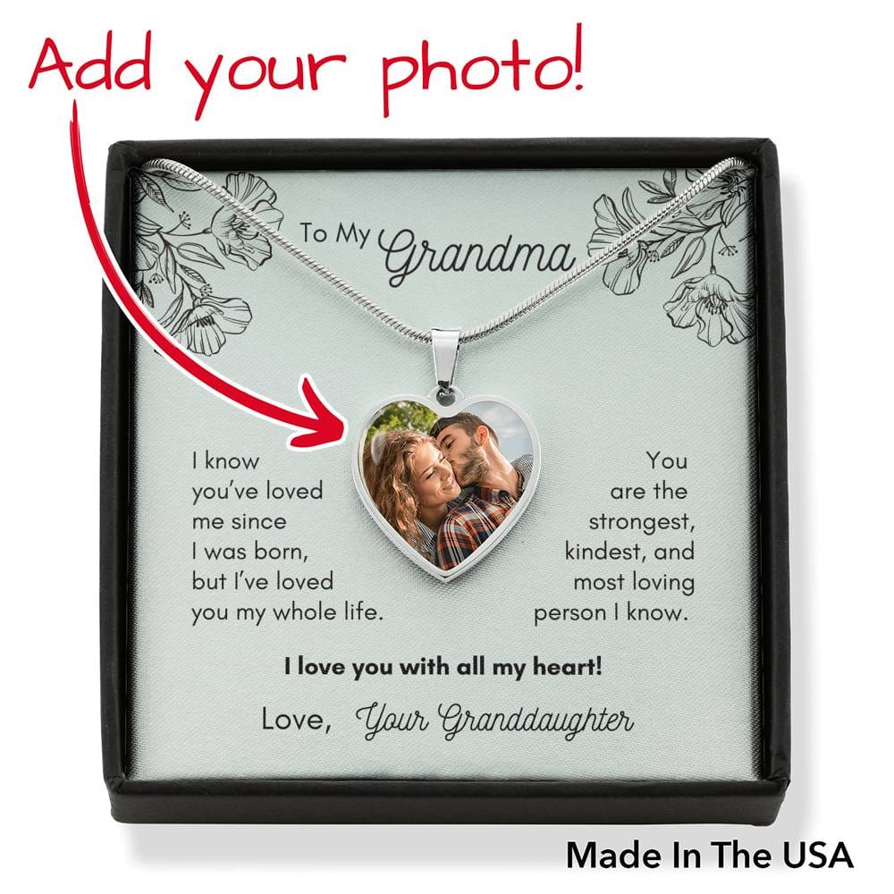 To My Grandma - I've Loved You My Whole Life - Necklace