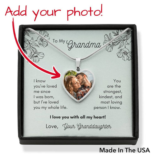 To My Grandma - I've Loved You My Whole Life - Necklace