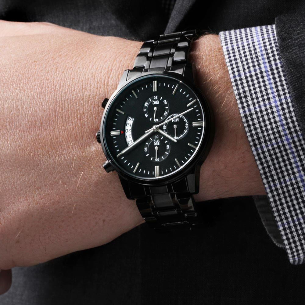 Men's Watch, To Dear Son, Always remember, Gift Watch