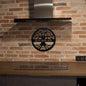 Metal Wall Art, Personalized, Family Name, Round Tree of Life